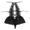 Subblime - Teddy Halter Neck Dos Nu Dentelle Noir L/Xl